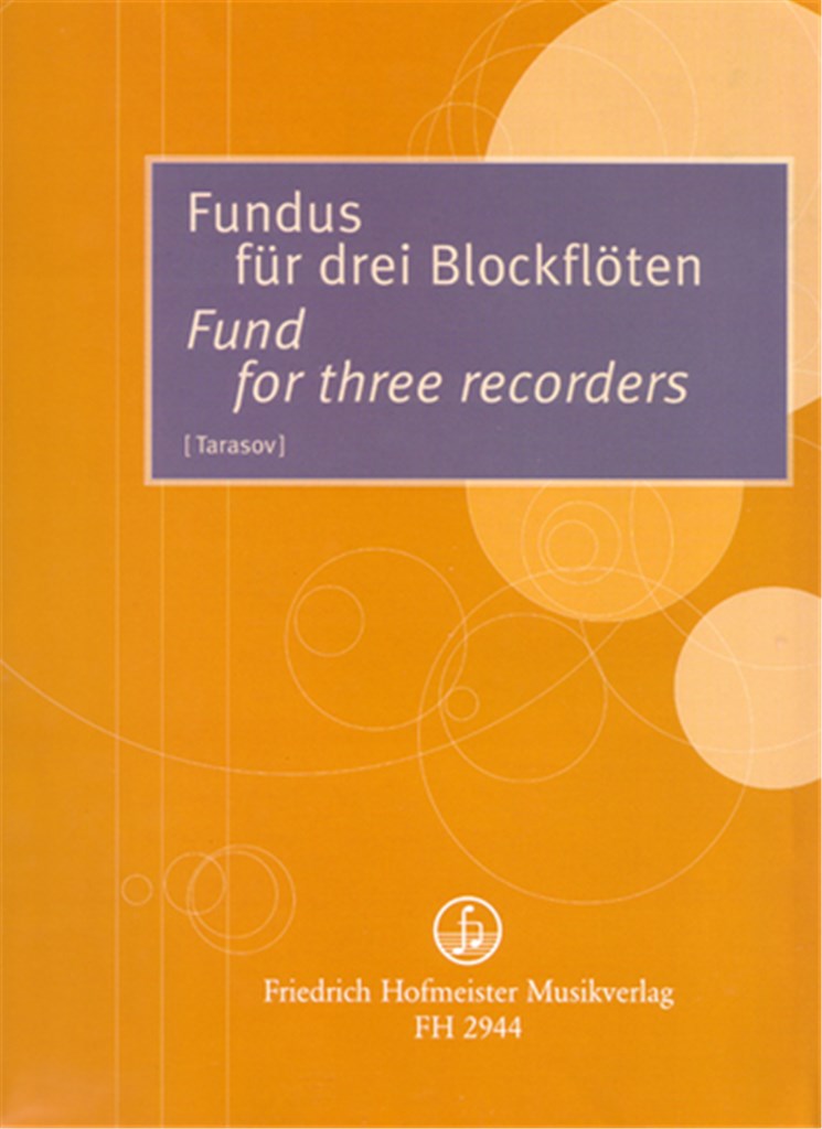 Fundus für drei Blockflöten